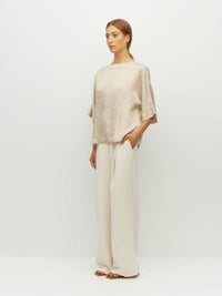Nami T (Soft Matte Satin) Champagne Crush