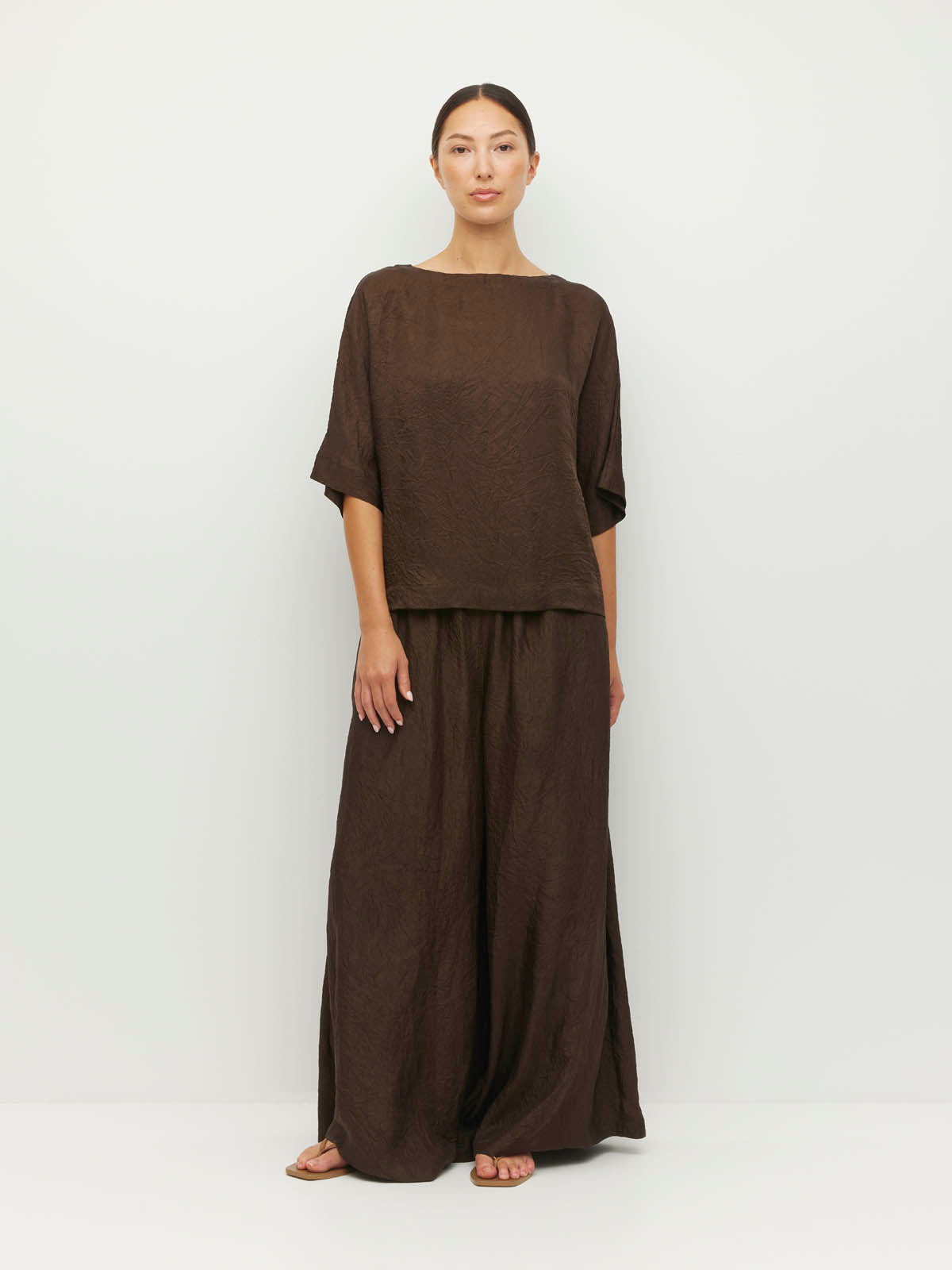 Nami T (Soft Matte Satin) Chocolate Crush