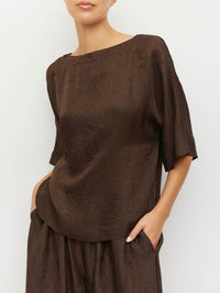 Nami T (Soft Matte Satin) Chocolate Crush