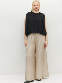 Palazzo Pant (Soft Matte Satin) Champagne Crush