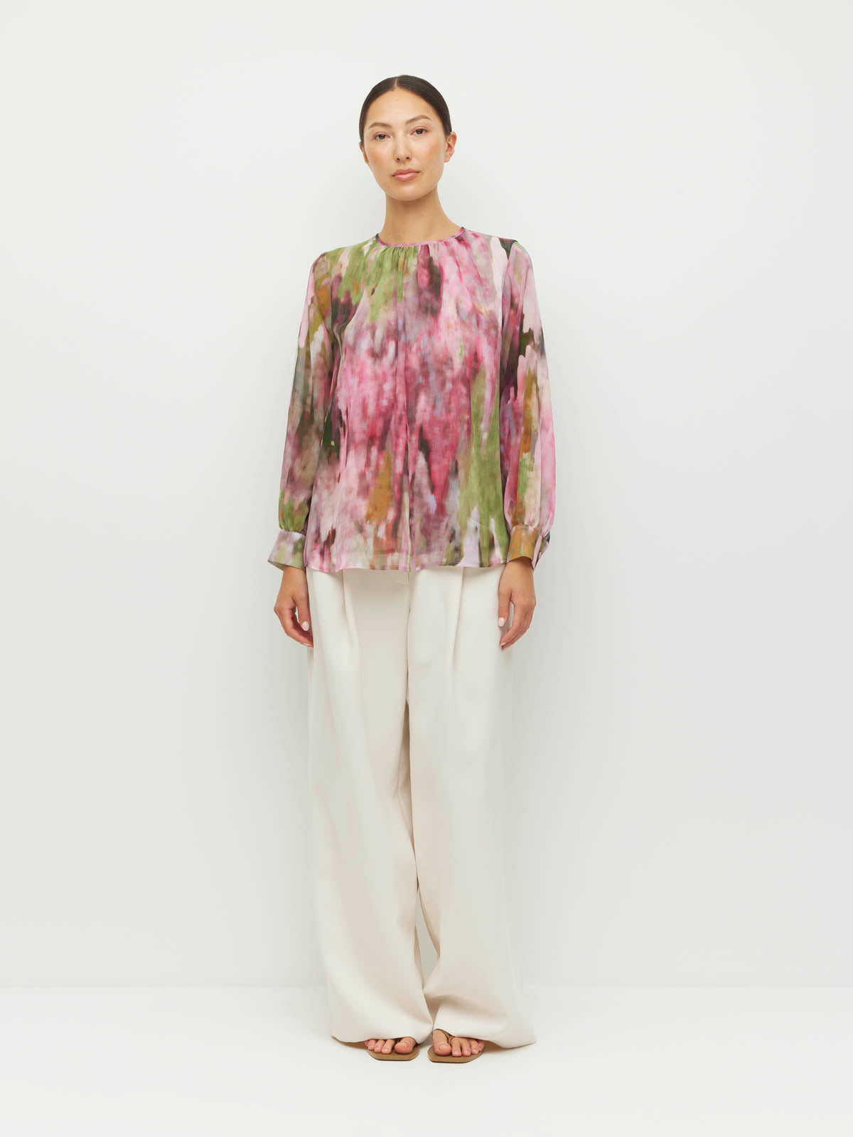 Ara Blouse (Summer Daze Crush) Rose Ripple