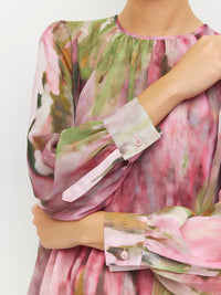 Ara Blouse (Summer Daze Crush) Rose Ripple