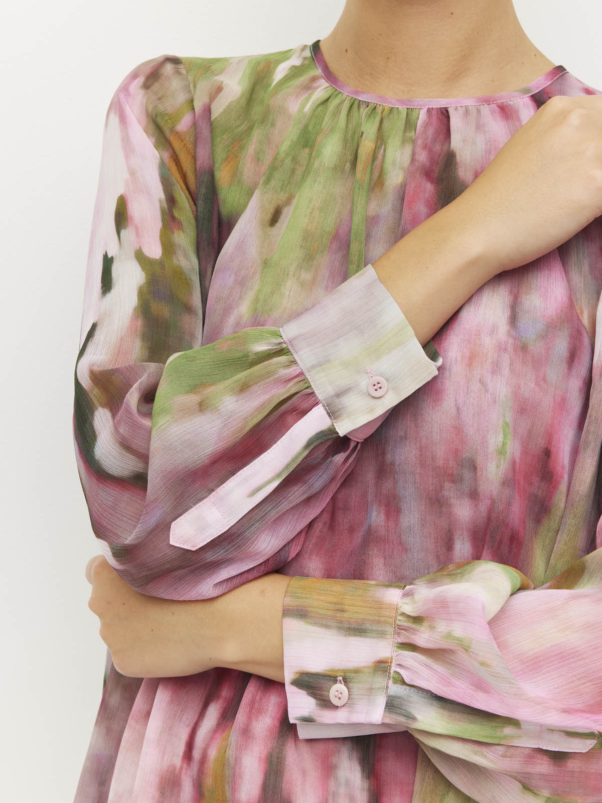 Ara Blouse (Summer Daze Crush) Rose Ripple
