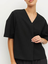 Vesper Jacket (Tech Twill Suiting) Black