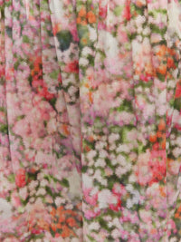 Juliette Hogan Rosa Dress (Peony Fields Cotton) Taffy - printed cotton maxi dress with elasticated back bodice and tiered skirt.