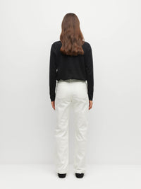 Brooke Trouser (Denim) Ivory