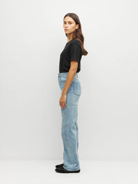 Relaxed Straight Leg Jean (Denim) Worn Blue