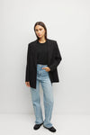 Relaxed Straight Leg Jean (Denim) Worn Blue