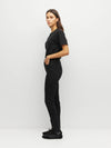 Straight Leg Jean (Denim) Black Enzyme