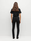 Straight Leg Jean (Denim) Black Enzyme