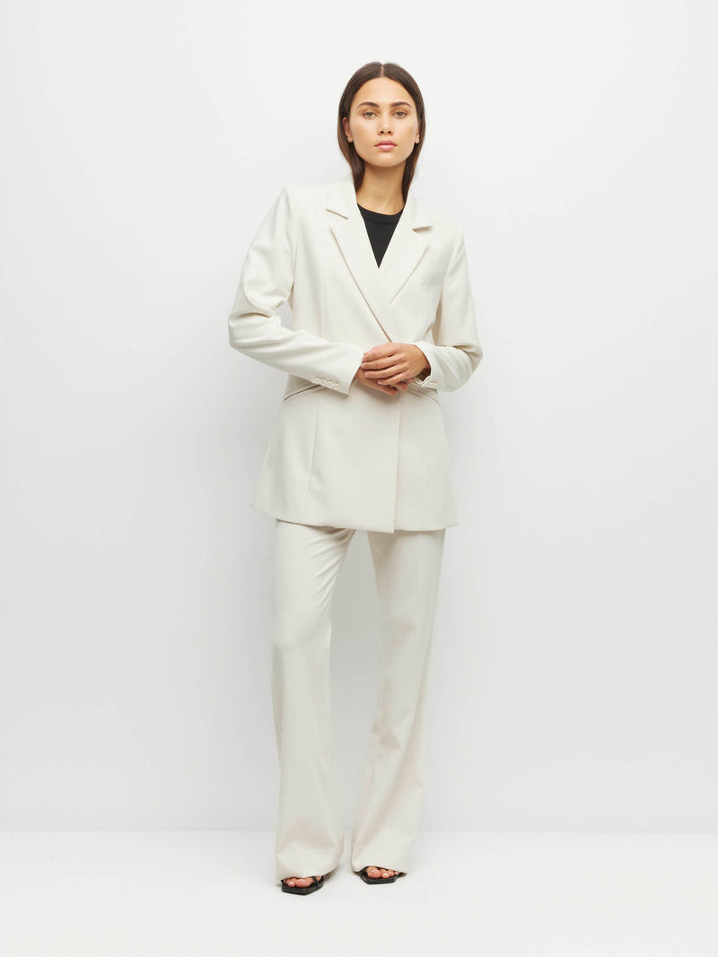 Bernadette Blazer (Foundation Suiting) Chalk