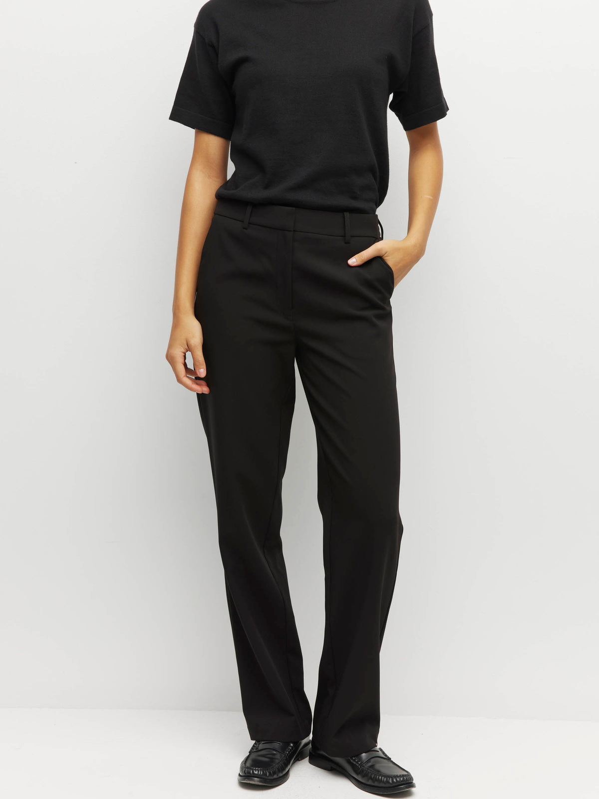 Emery Pant (Foundation Suiting) Black