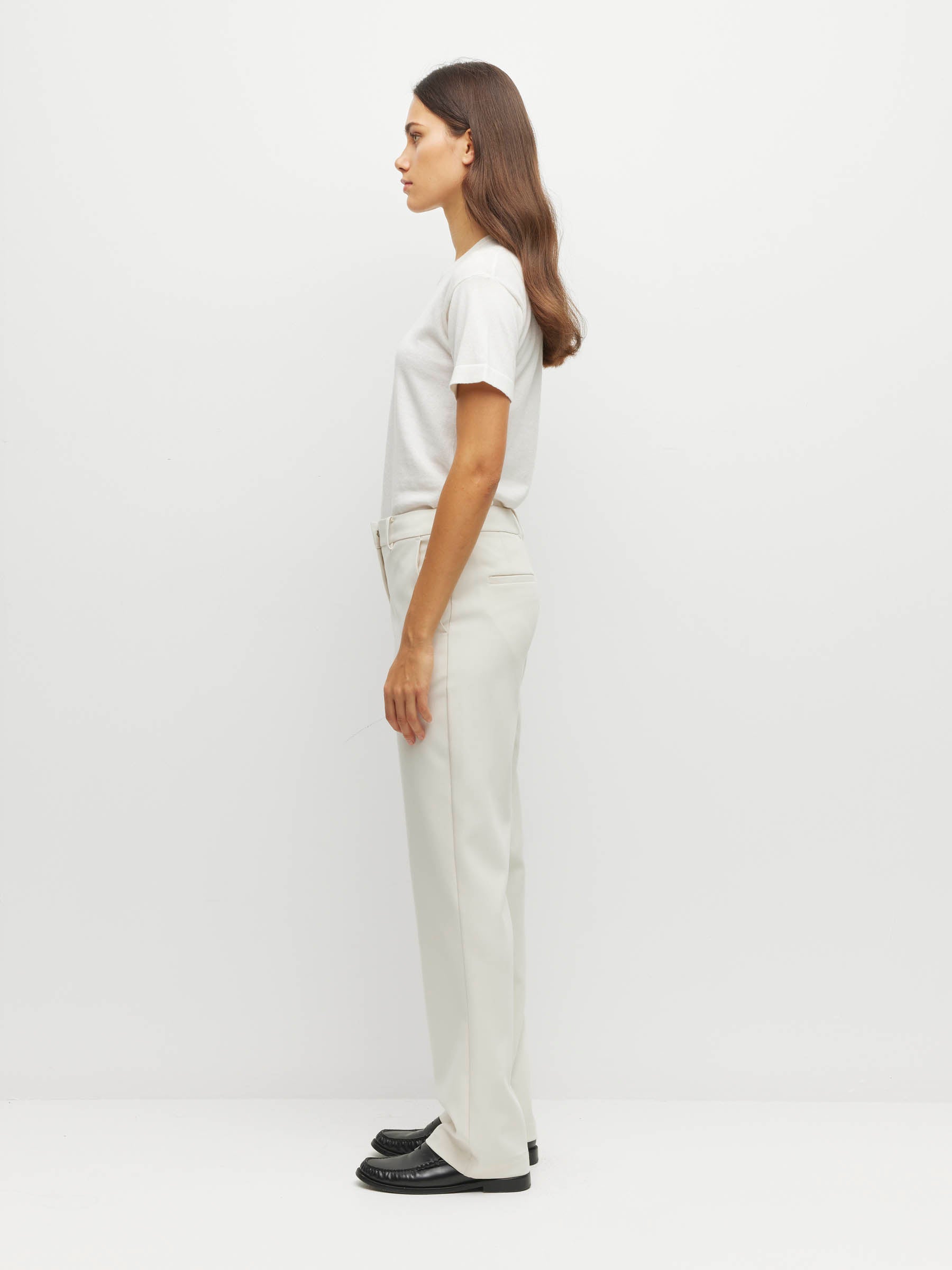 Emery Pant (Foundation Suiting) Chalk