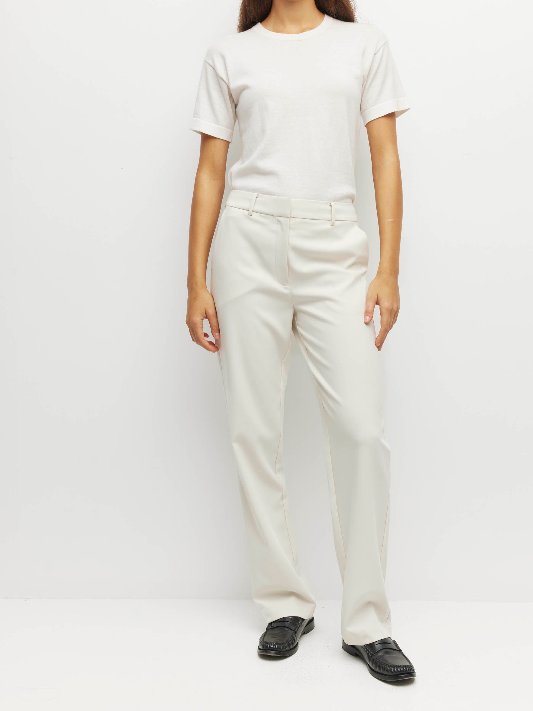 Emery Pant (Foundation Suiting) Chalk
