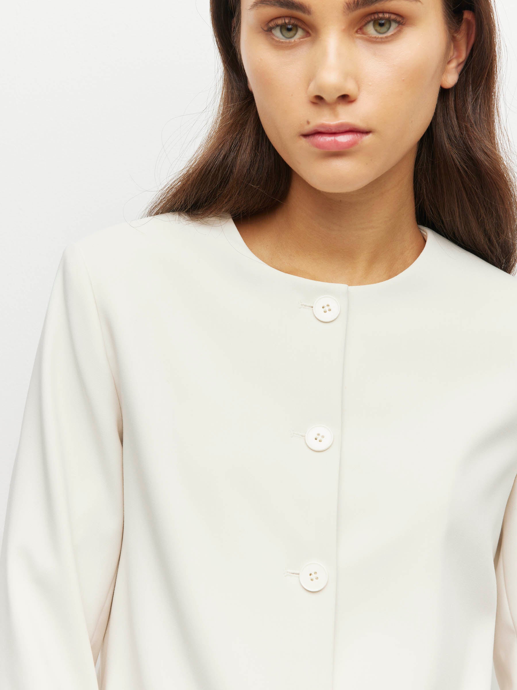 ジャケット・アウター Mimi Mimi Jacket (Foundation Suiting) Chalk – Juliette Hogan