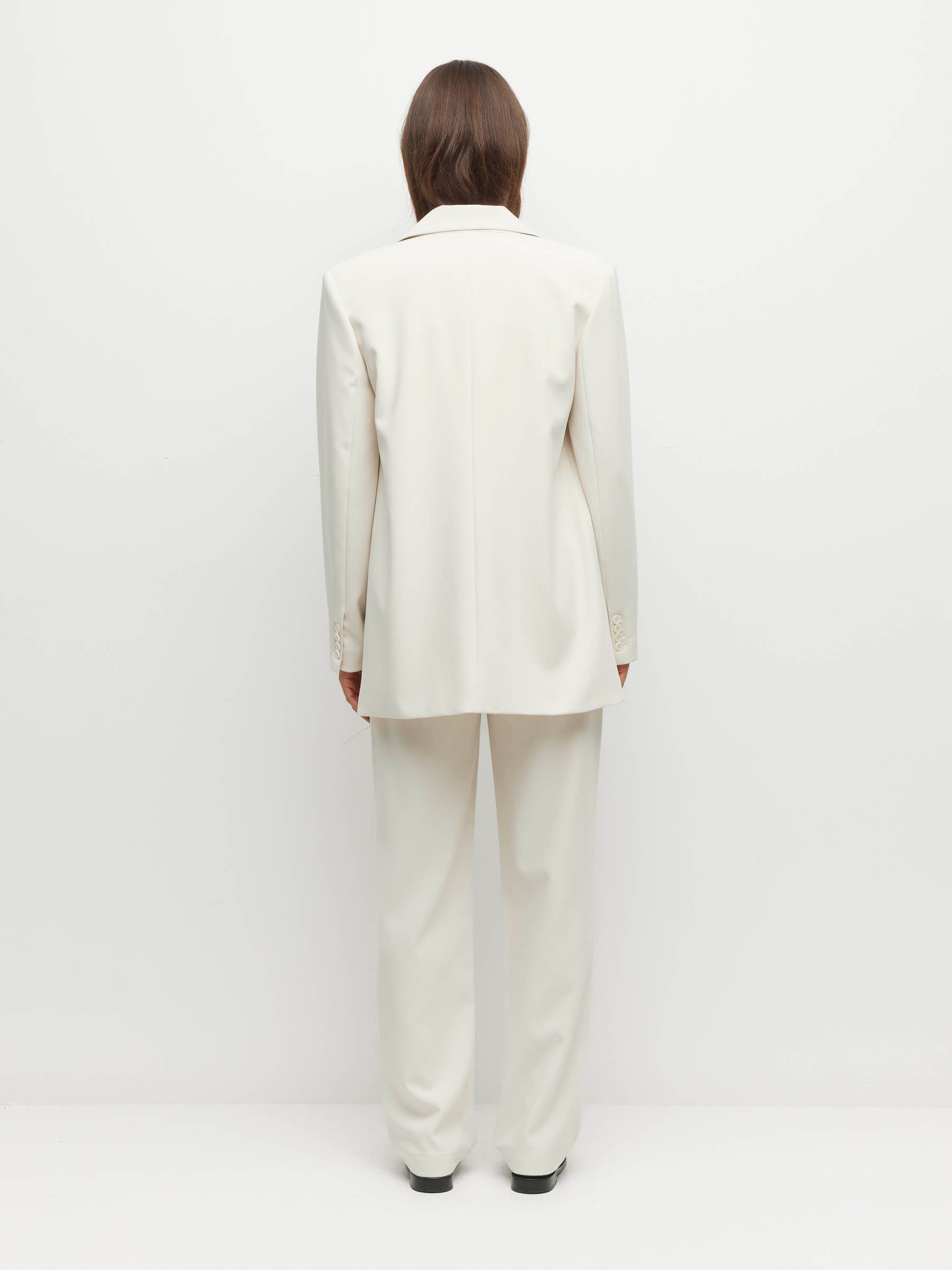 Peak Tuxe Jacket (Foundation Suiting) Chalk