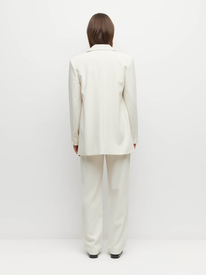 Peak Tuxe Jacket (Foundation Suiting) Chalk
