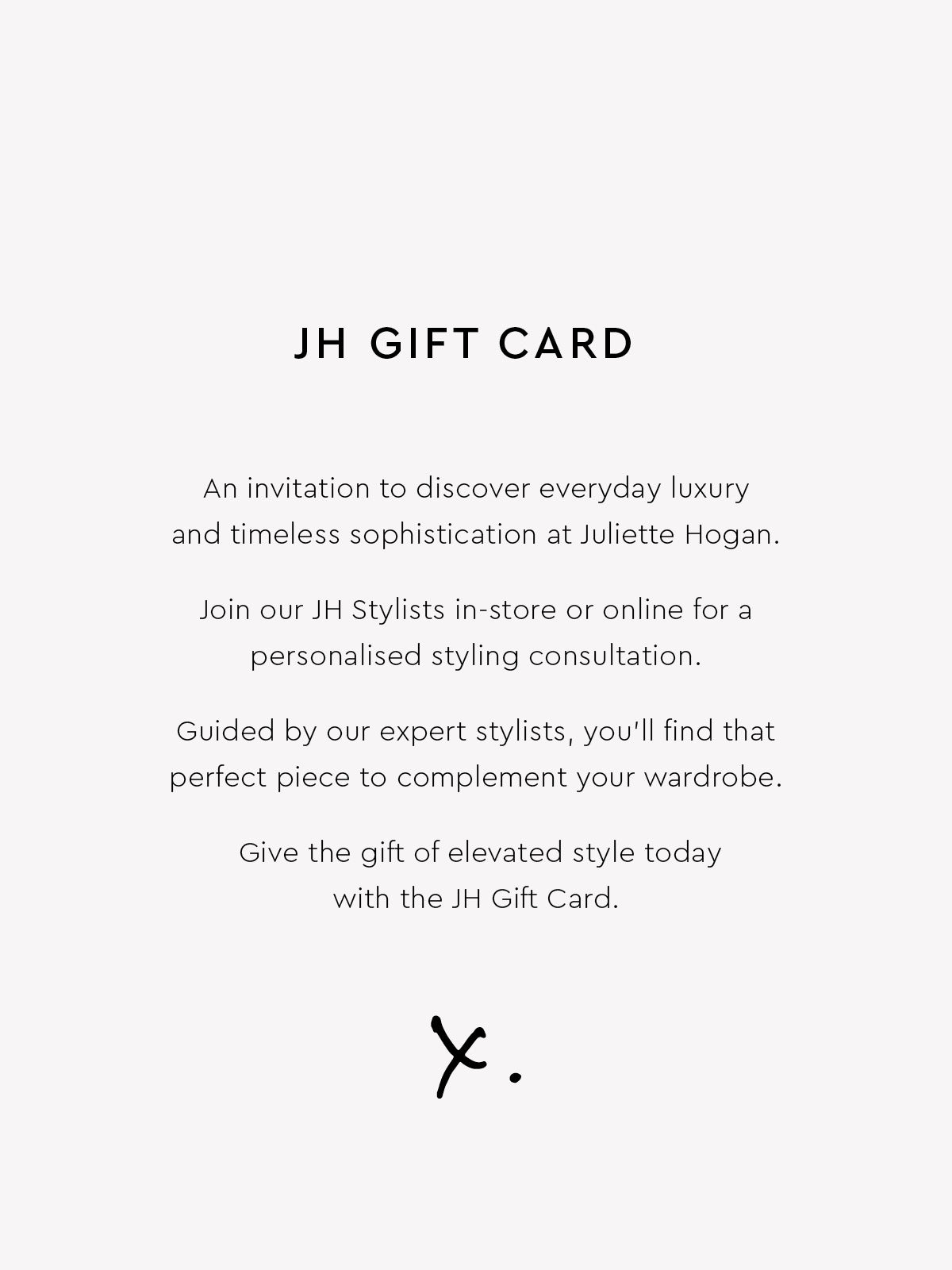 Juliette Hogan Digital Gift Card