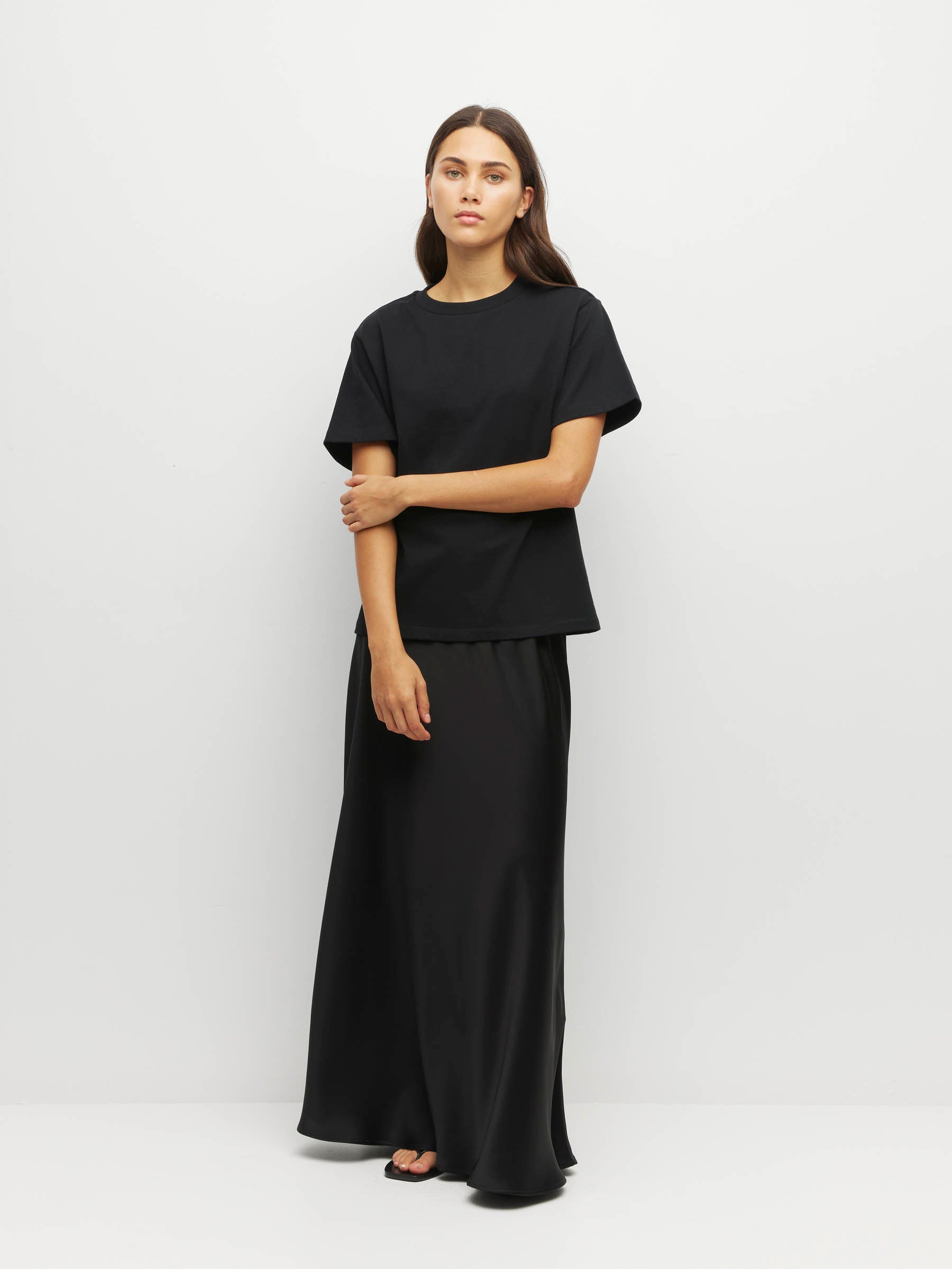 Relaxed T (Heavy Cotton Knit) Black