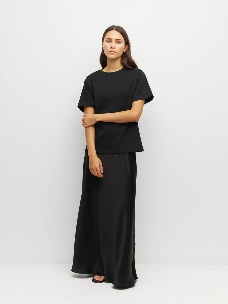 Relaxed T (Heavy Cotton Knit) Black