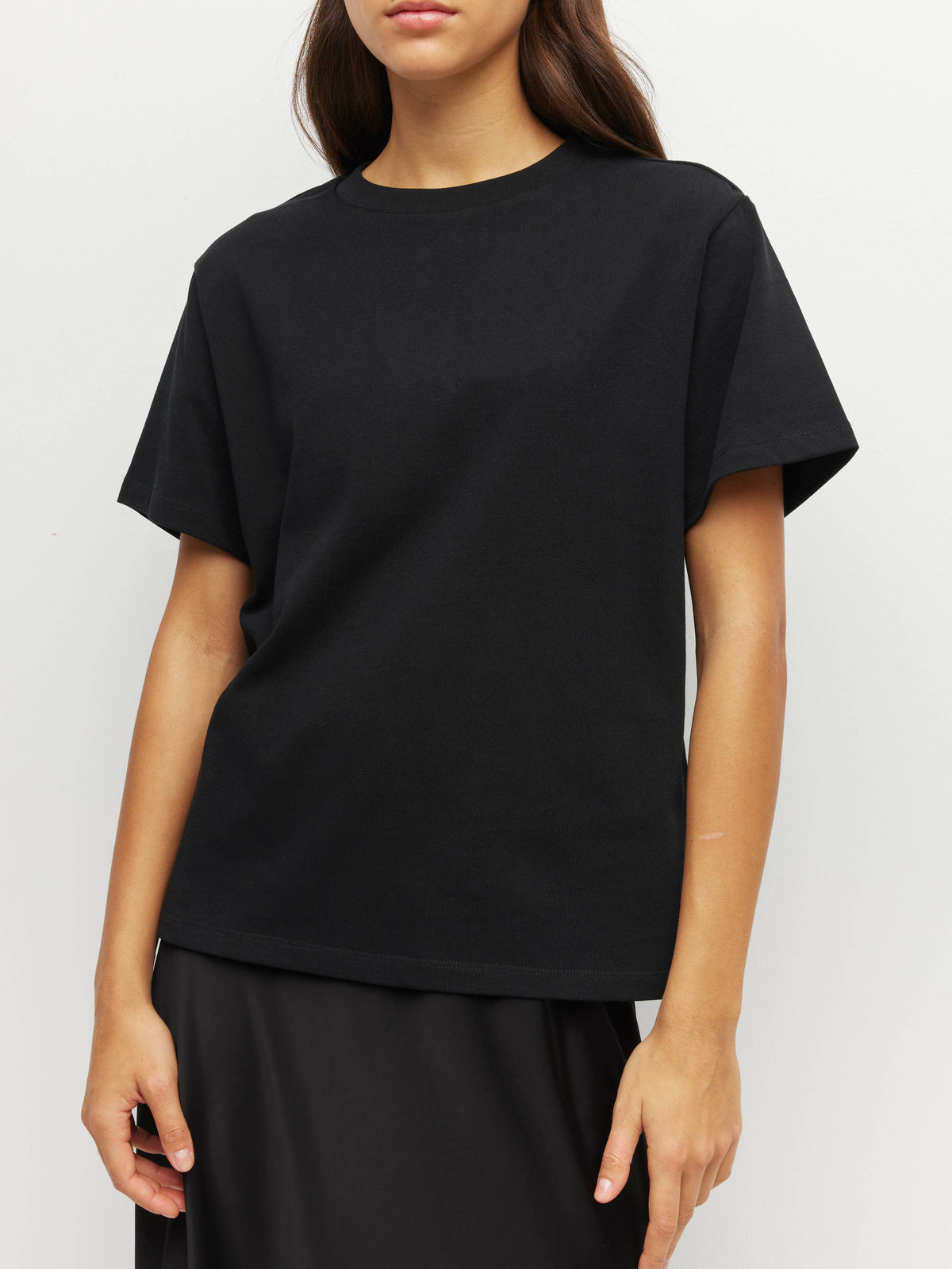 Relaxed T (Heavy Cotton Knit) Black