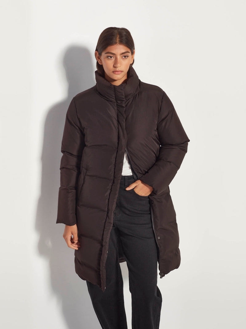 Puffer Coat (Recycled Down) Black