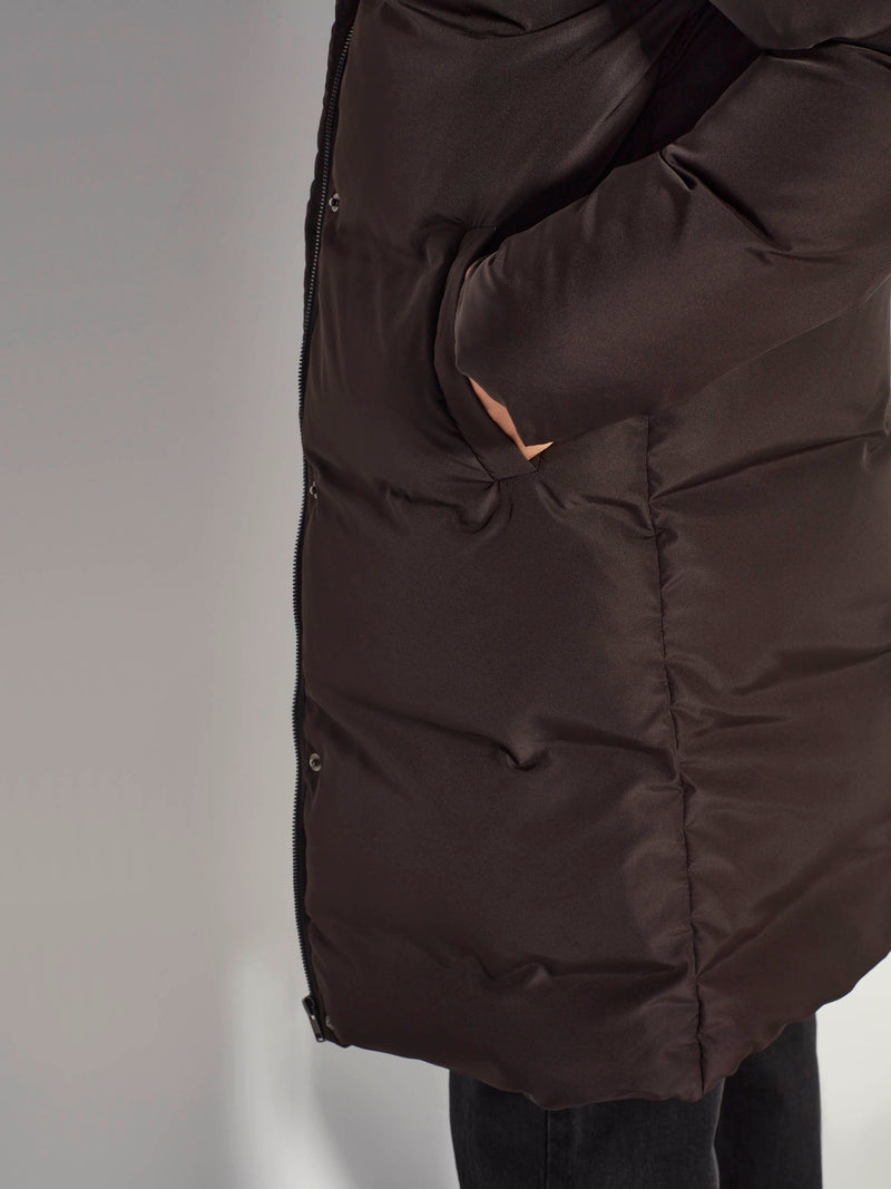 Puffer Coat (Recycled Down) Black