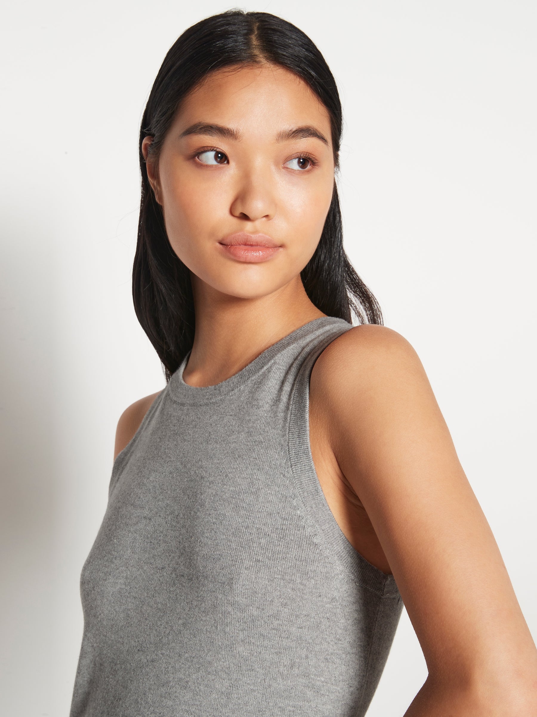 Grey tank top dress new arrivals