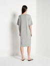 JHL Box T Dress (Cotton Cashmere) Grey Marle