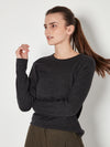 JHL L/S Luxe T (Luxe Cotton Cashmere) Charcoal