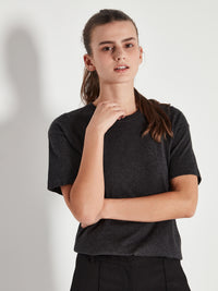JHL Luxe T (Luxe Cotton Cashmere) Charcoal
