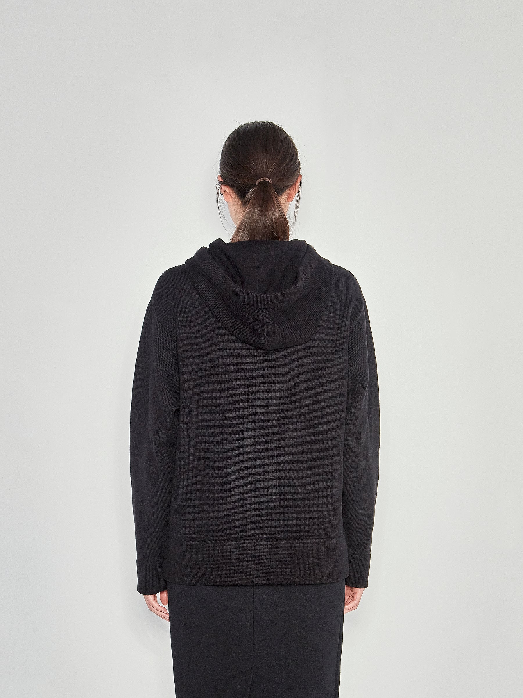 JHL Luxe Hoodie (Cotton Cashmere) Black