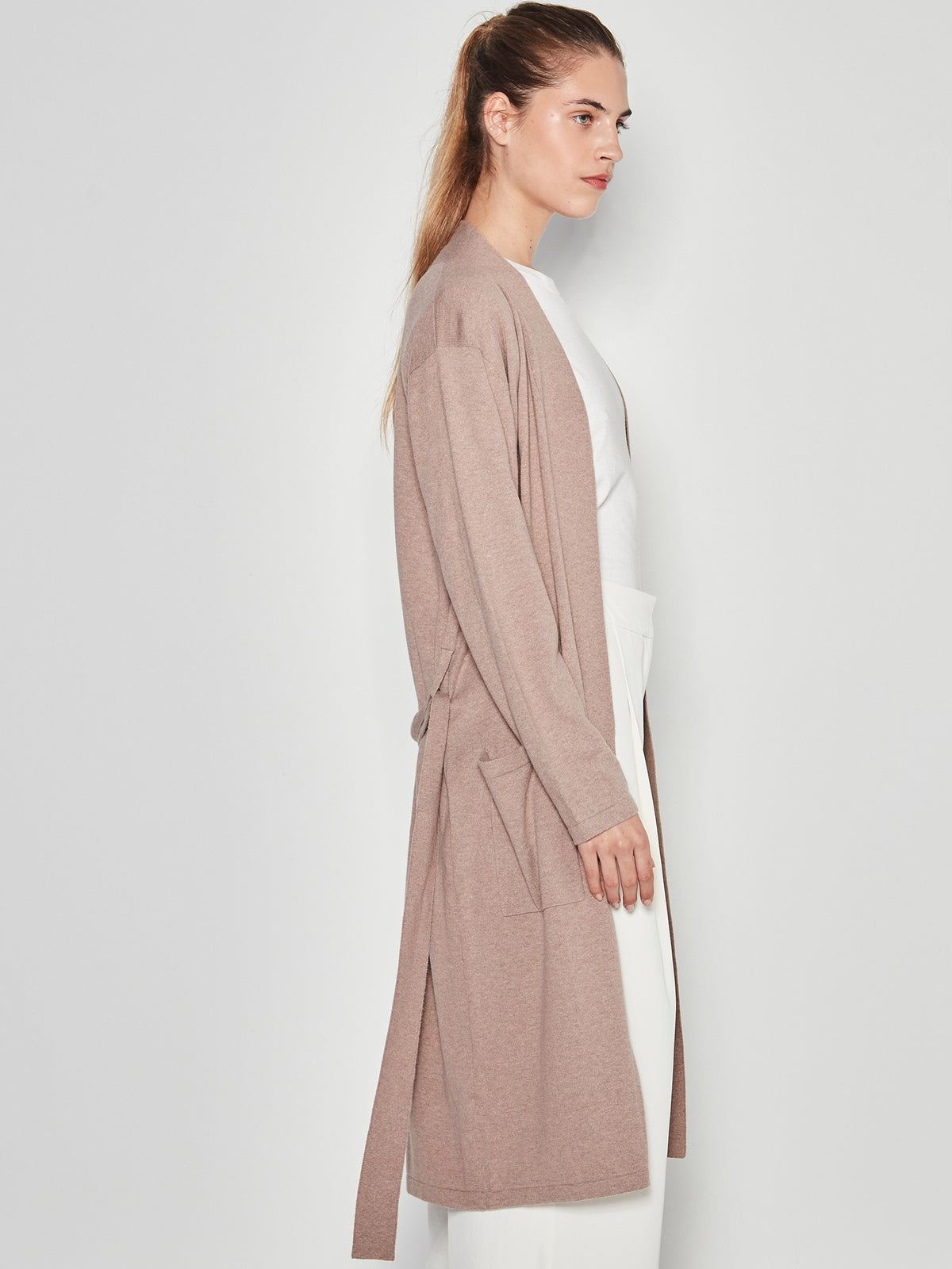 JHL Robe (Cotton Cashmere) Rosewood Marle
