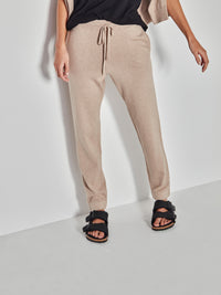 JHL Slim Trackpant (Cotton Cashmere) Biscuit Marle