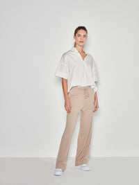 JHL Wide Trackpant (Cotton Cashmere) Biscuit Marle