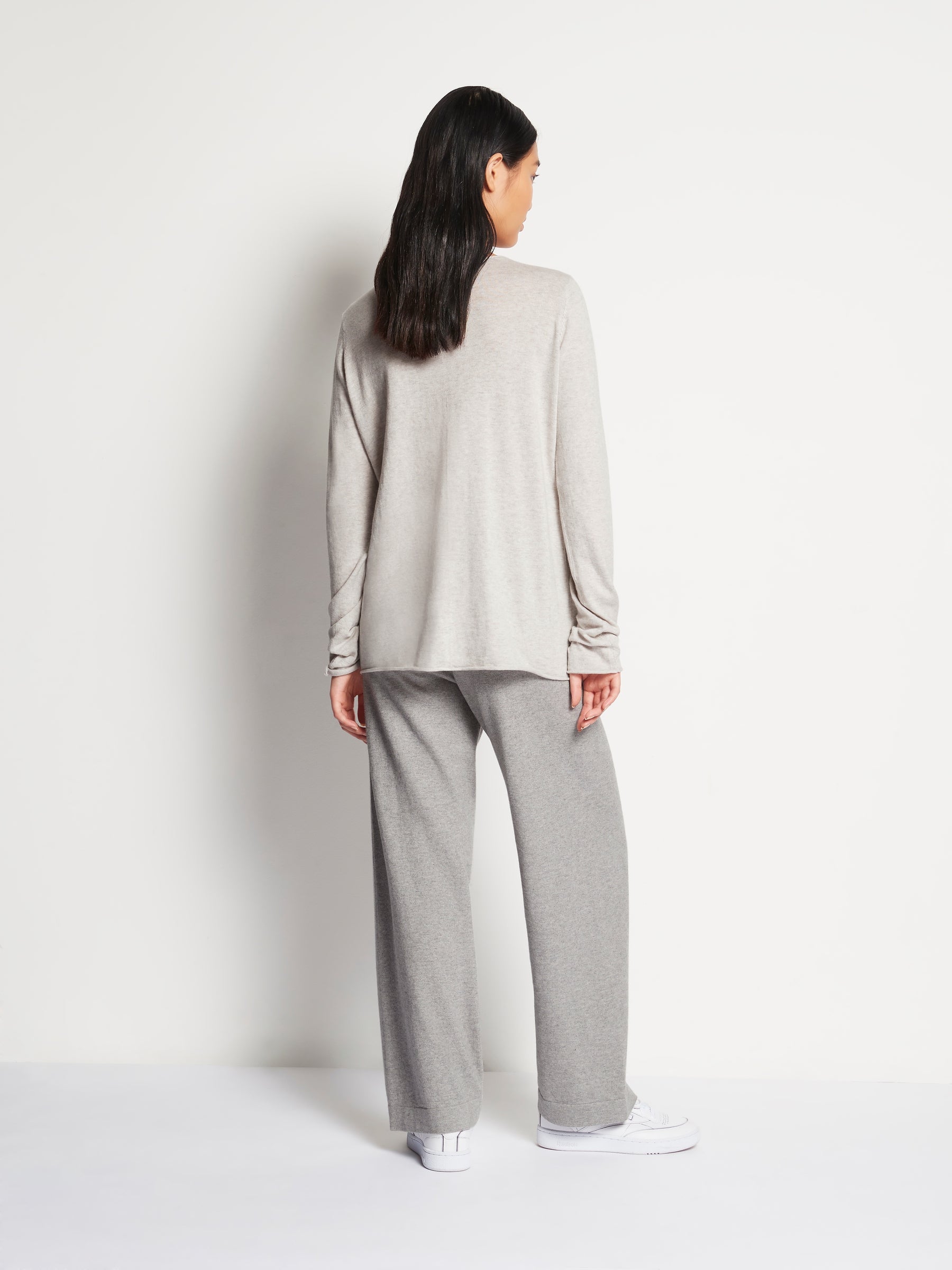 Grey cotton full length track pant new arrivals