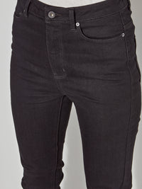 High Waist Skinny Jean (Denim) Black Rinse