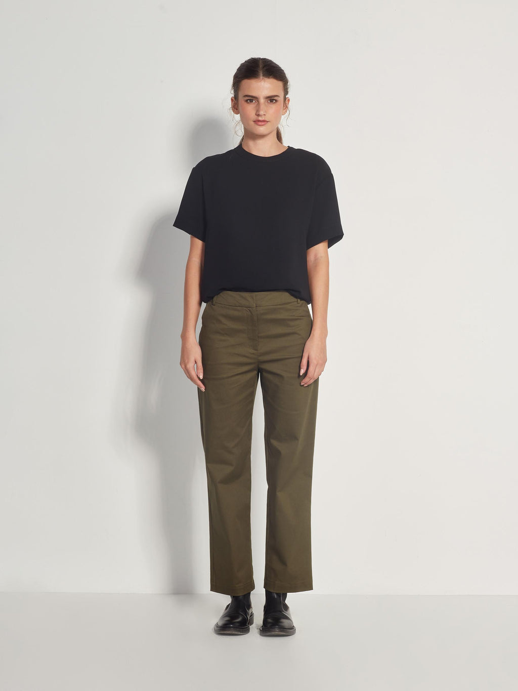 Juliette Hogan  Chico Pant (Chino Drill) - Beige - Contain Boutique