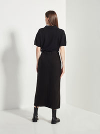 Kara Skirt (Smooth Crepe) Black