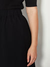 Sadie Skirt (Matte Crepe) Black