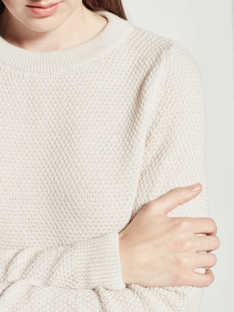 Derek Sweater (Merino Knit) Chalk