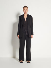 Bonnie Jacket (Tech Twill Suiting) Black