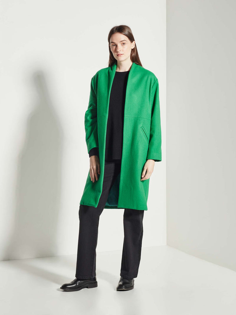 Mayfair Coat (Winter Coating) Kelly Green