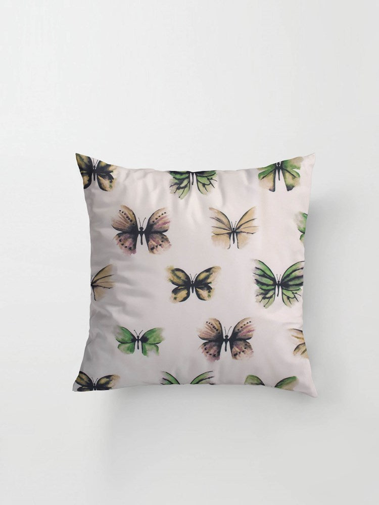 Cushion Cover Pair (Butterfly Silk) Leaf