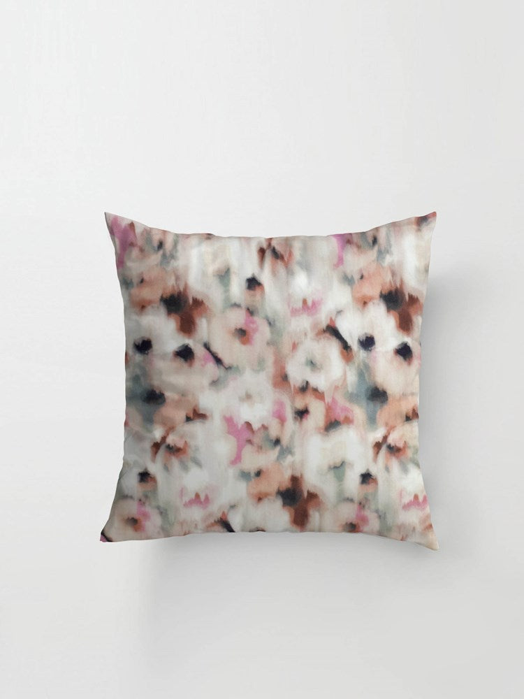 Cushion Cover Pair (Floral Falls Cotton) Crystal
